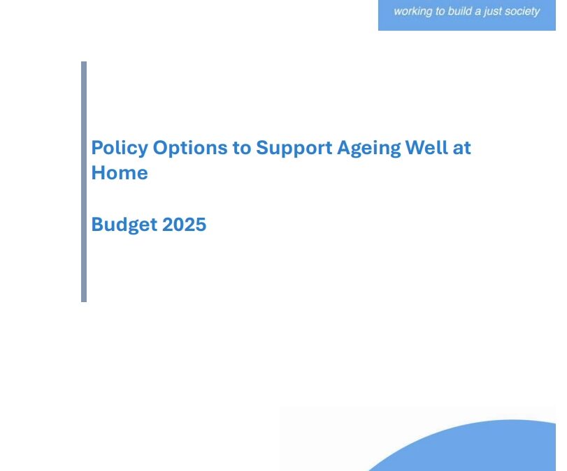 Policy Options to Support Ageing Well at Home Budget 2025 ALONE